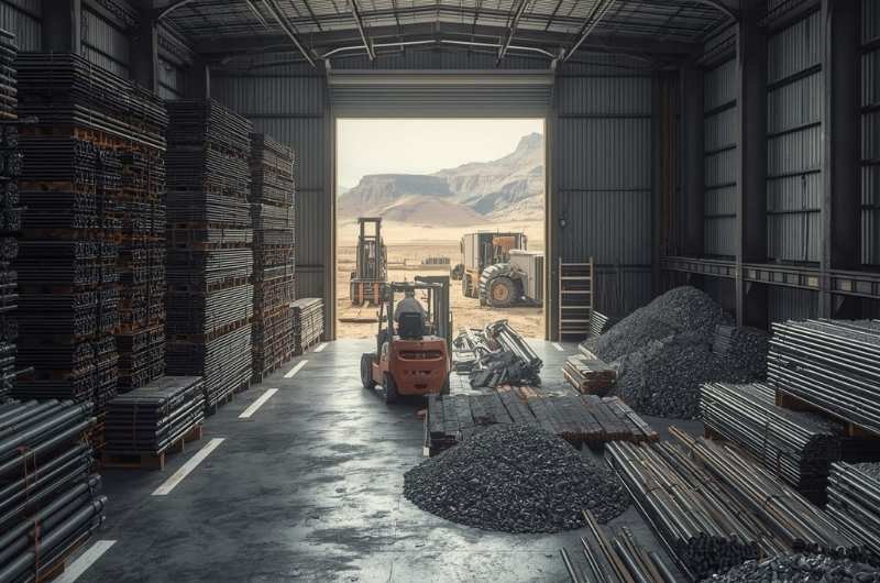 galaxy exploring material supply